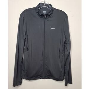 NWT Reebok Play Dry gray full zip athletic jacket - small